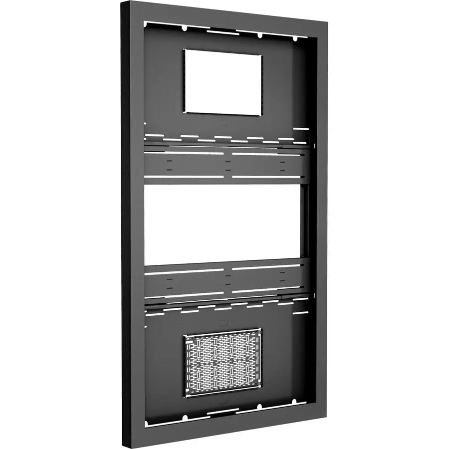 Chief Impact LW75UBP On-Wall Kiosk Display Enclosure - Portrait 75" Black