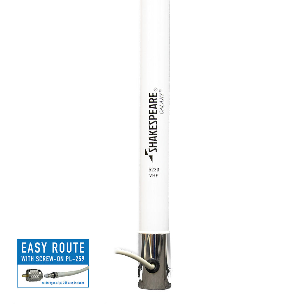 Shakespeare Galaxy 5230 14' VHF Marine Antenna with 8dB Gain