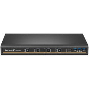 Vertiv Avocent SVMV240DPH-400 4-Port MultiViewer KVM Switch for Secure Multi-Computer Access