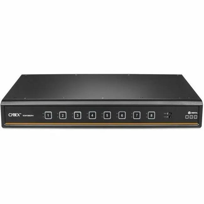 Vertiv AVOCENT Cybex SCMV285DPH-400 Secure MultiViewer 8-Port KVM Switch with Cursor Navigation by VERTIV-IT SYSTEMS