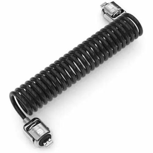 Compulocks Dual Head Coiled T-Bar Security Keyed Cable Lock for Apple TV and More