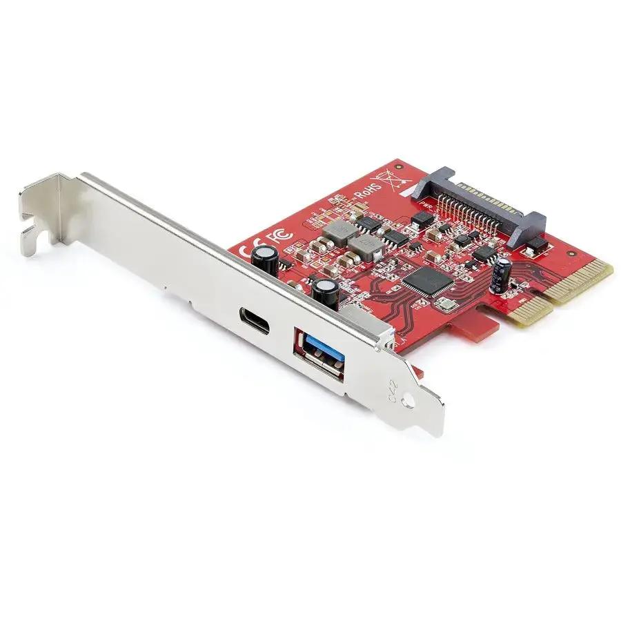 StarTech.com PEXUSB311AC3 2-Port USB 3.2 Gen 2 PCIe Expansion Card with USB-C and USB-A Ports by StarTech.com
