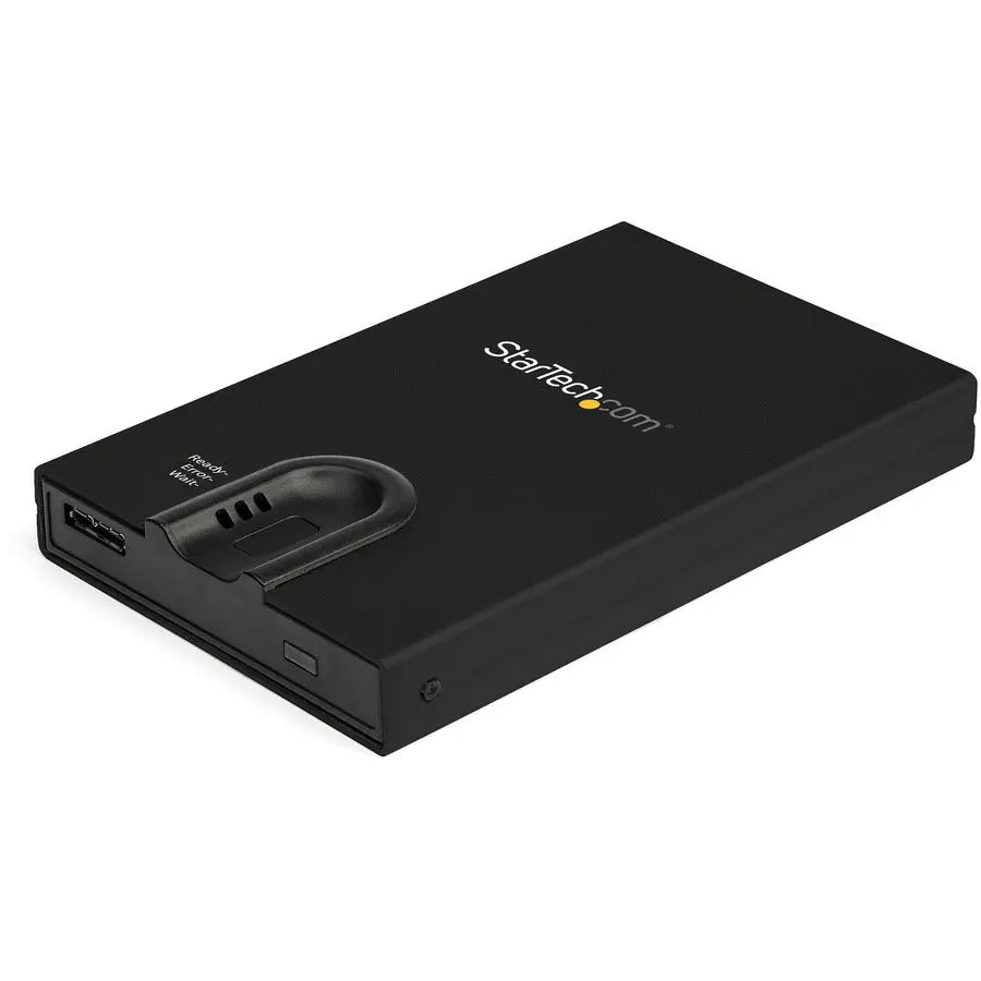 StarTech.com S251BMU3FP Encrypted 2.5-Inch SATA Hard Drive Enclosure with Fingerprint Access and AES-256 Encryption