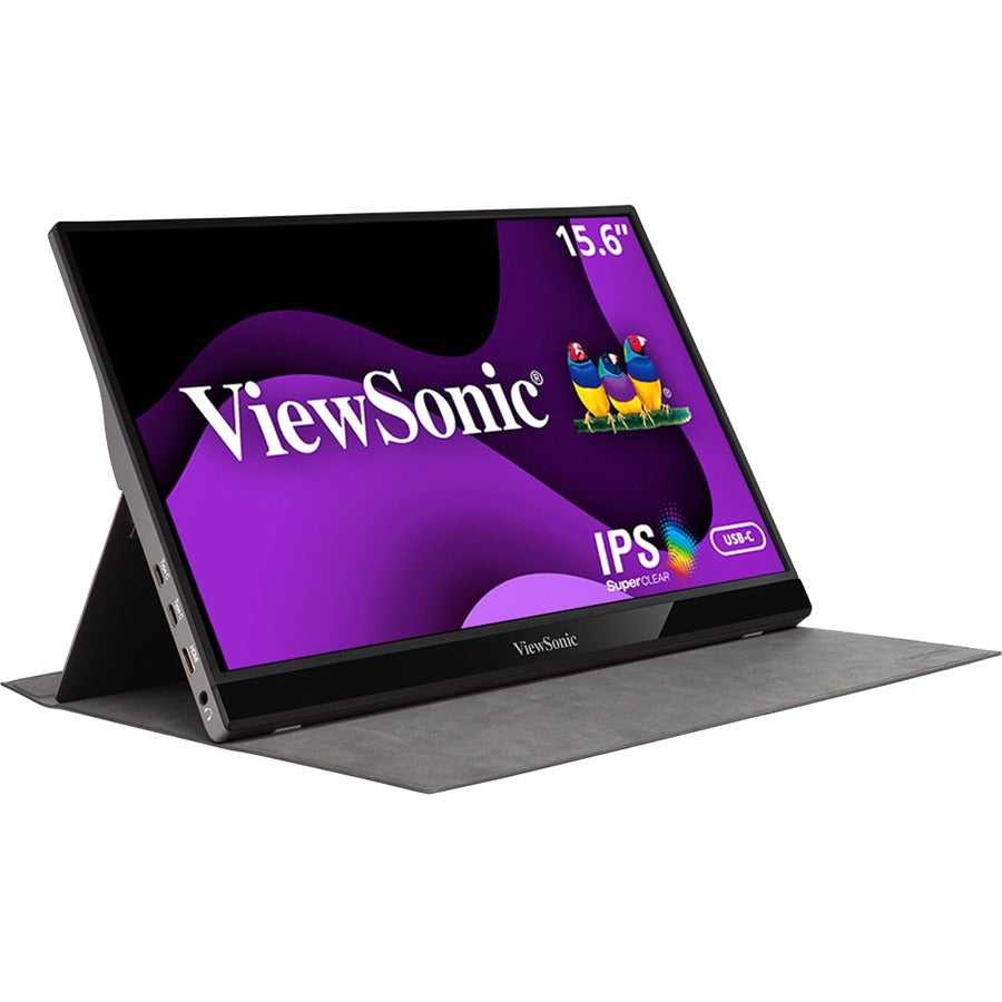 ViewSonic VG1655 15.6 inch Portable 1080p IPS Monitor with USB-C and mini-HDMI