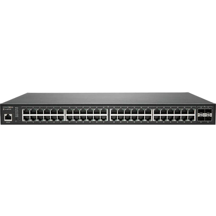 SonicWall SWS14-48FPOE Ethernet Switch – High-Speed Layer 2 Network Switch with PoE Options