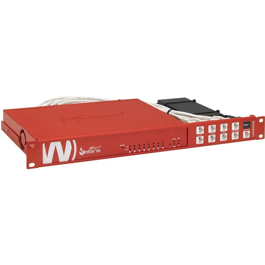 Rackmount.IT WG-RACK RM-WG-T7 Rackmount Kit for WatchGuard Firebox T80 in Red