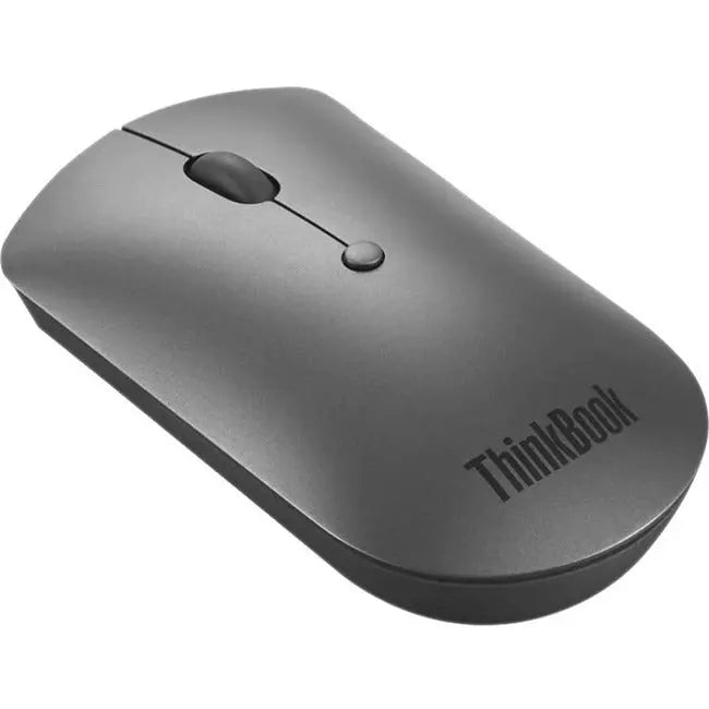 Lenovo ThinkBook Bluetooth Silent Mouse - Model 4Y50X88824, Iron Gray Wireless Optical Mouse with Dual-Device Connectivity