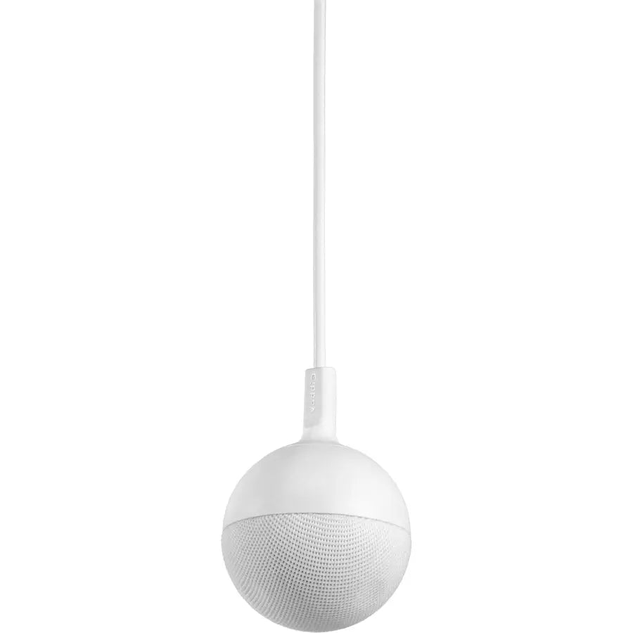 Vaddio EasyIP CeilingMIC D Microphone - For Conference Rooms - White