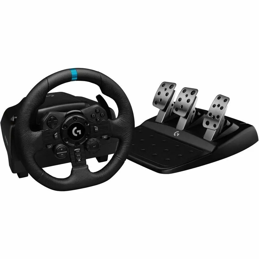 Logitech G923 Gaming Pedal/Steering Wheel for PlayStation 5 & PS4 – Professional Racing Experience