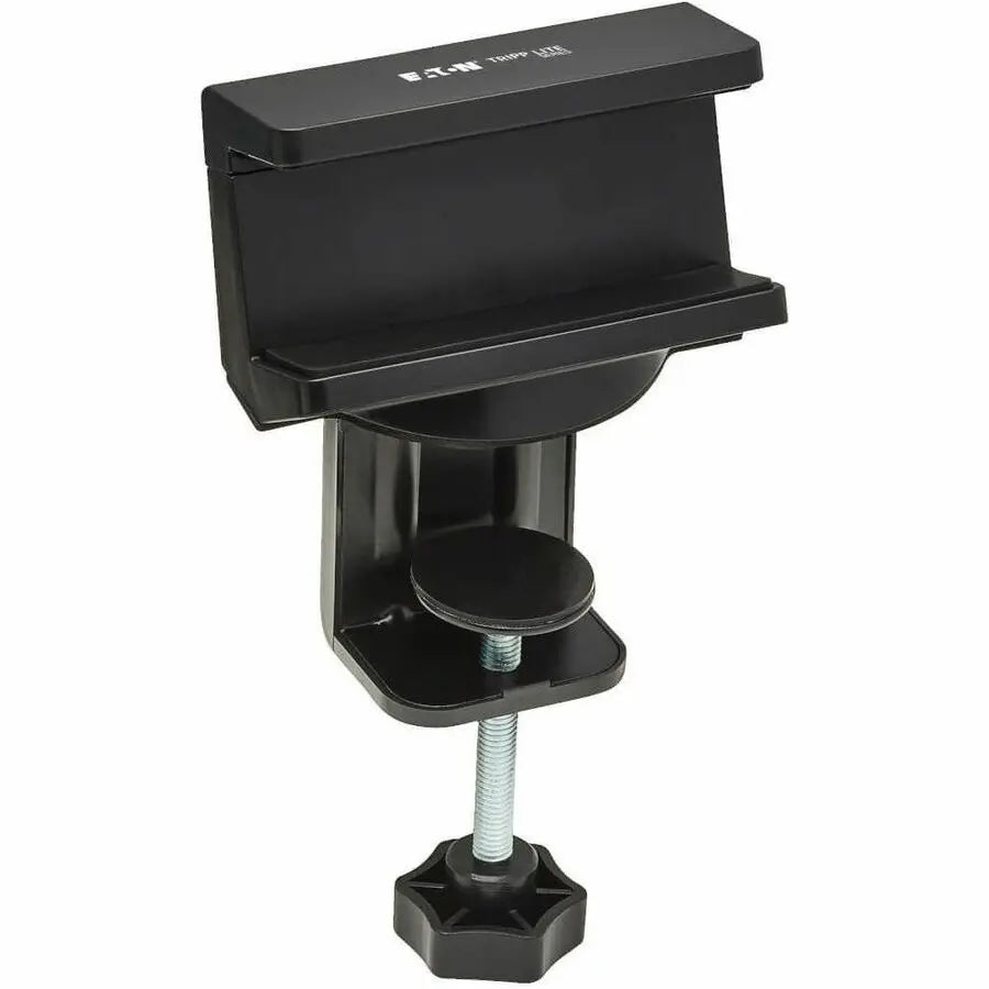 Eaton Tripp Lite Series Clamp-On Power Strip Holder, Black - Easy Desk Mount for AC and USB Outlets