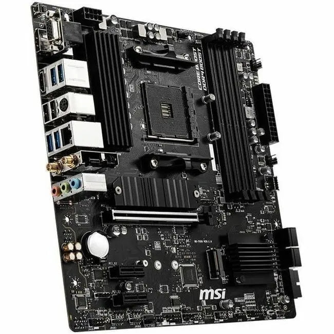 MSI B550M PRO-VDH WIFI Desktop Motherboard - AMD B550 Chipset, Socket AM4, Micro ATX