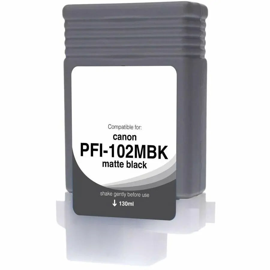 Clover Imaging Wide Format Ink Cartridge for Canon PFI-102 Matte Black – High Yield, OEM Compatibility
