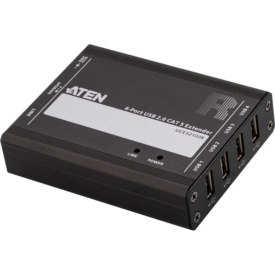 ATEN Technologies UCE32100 4-Port USB 2.0 CAT 5 Extender (100m) for Industrial and Professional Use by ATEN TECHNOLOGIES