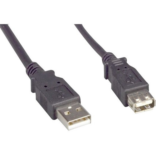 ENET USB 2.0 A Male to A Female 10ft Extension Cable - Black