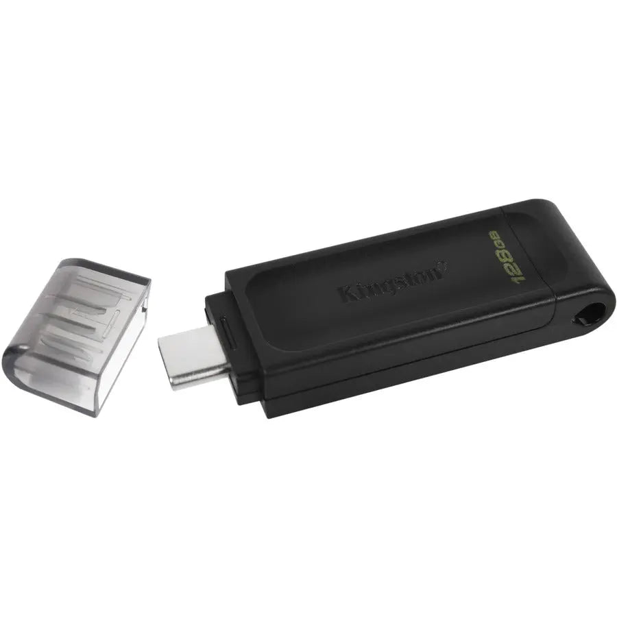 Kingston DataTraveler 70 USB-C 128GB Flash Drive - Portable USB 3.2 Gen 1 Storage for USB-C Devices