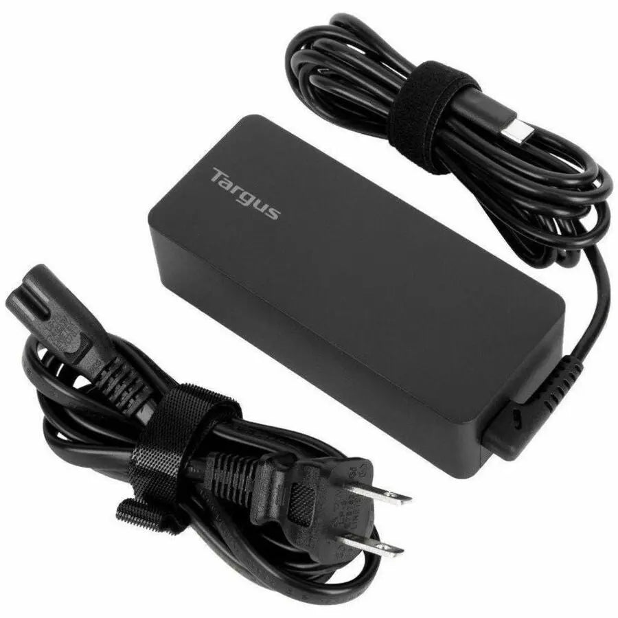 Targus 65W USB-C Charger APA107BT – Compact Power Adapter for Laptops, Tablets, and Phones