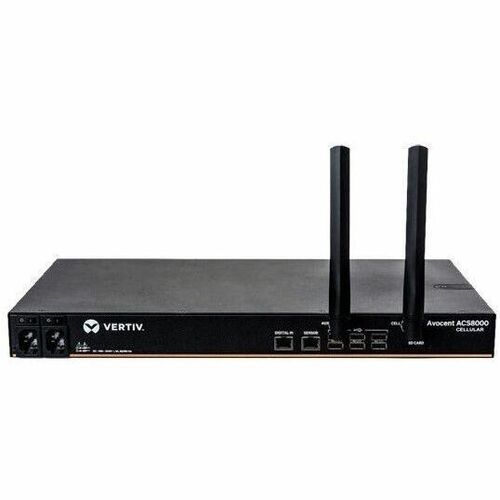 Vertiv AVOCENT ACS8000 Advanced Console Server - 1 GB DDR3L, Gigabit Ethernet, Rack-Mountable