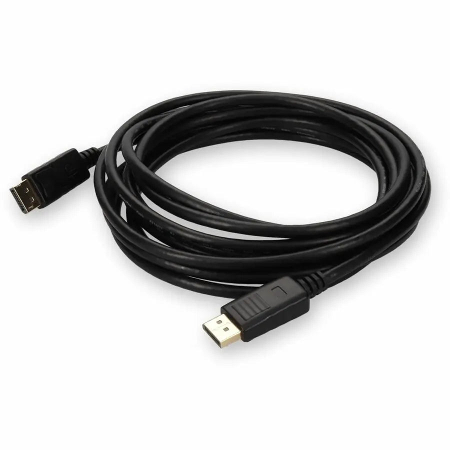AddOn 15ft DisplayPort 1.2 Male to Male Cable – 4K UHD Resolution Support