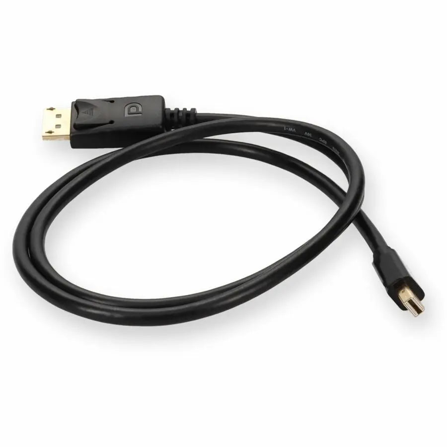 AddOn 3ft Mini-DisplayPort 1.2 Male to DisplayPort 1.2 Male Black Cable for 4K UHD Resolution