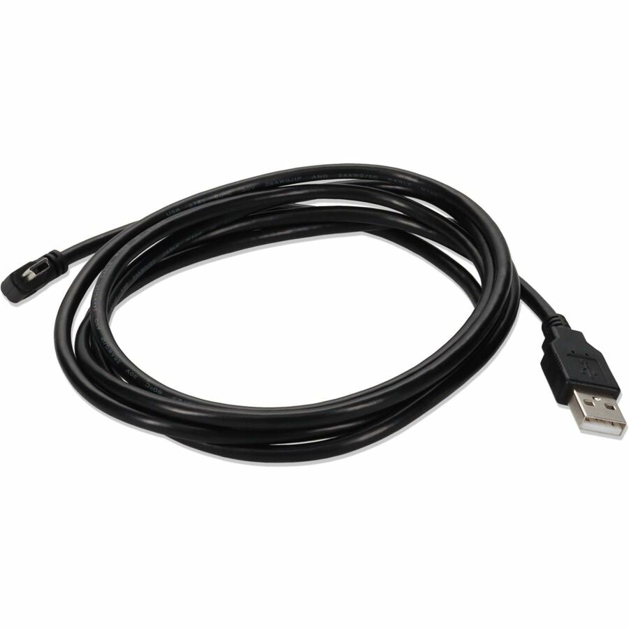 AddOn 6ft Mini USB 2.0 A Male to Mini USB B Right-Angle Male Cable