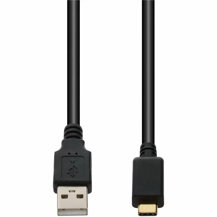 AddOn 2m USB A 2.0 (Male) to USB C 2.0 (Male) Black Cable – 480 Mbps Data Transfer by AddOn
