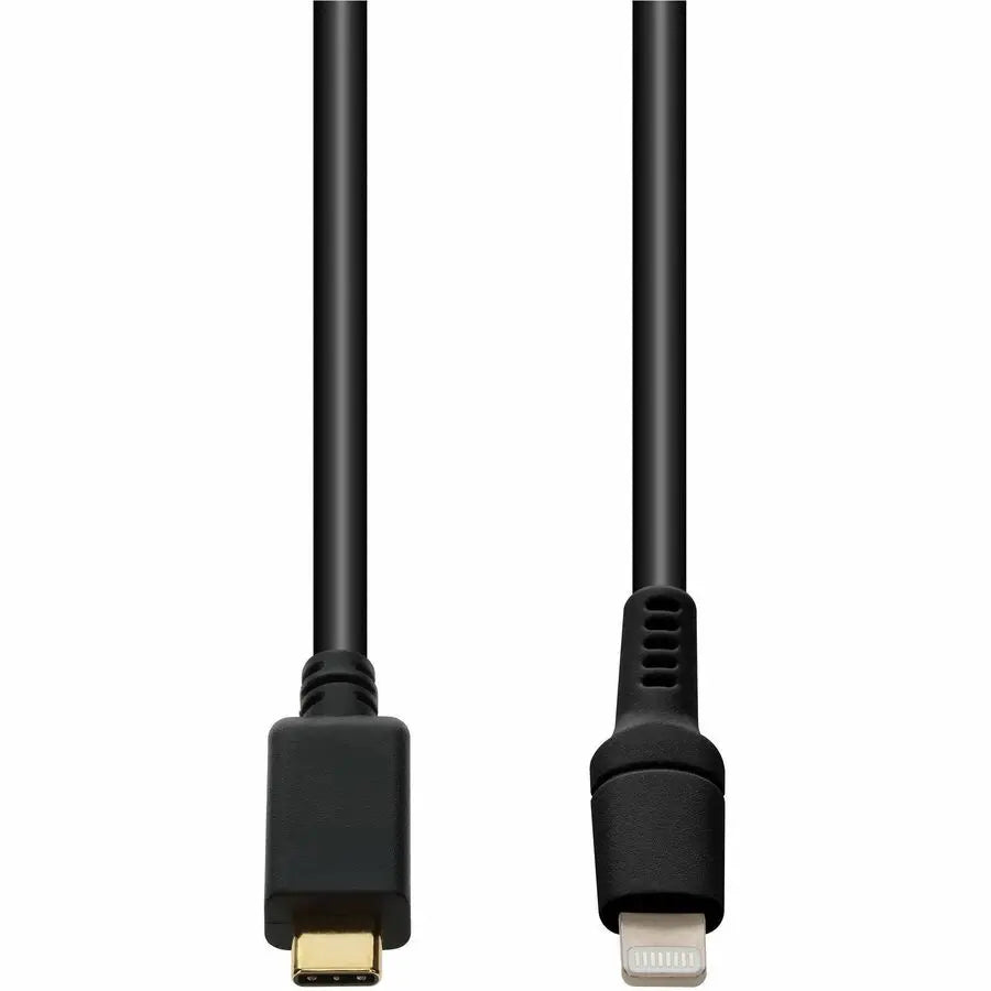 AddOn 1m USB C to Lightning Cable (Male to Male) - Black, MFI Certified, 480Mbps Data Transfer