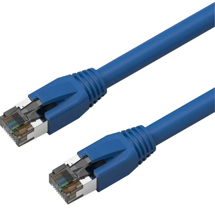 Axiom Memory Solutions 4FT CAT8 2000MHz S/FTP Shielded Patch Cable with Snagless Boot (Blue)