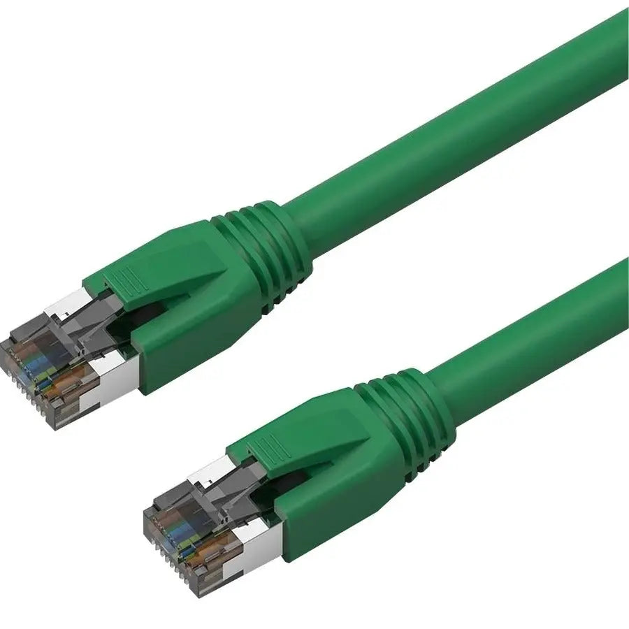 Axiom Memory Solutions 5ft CAT8 2000MHz S/FTP Shielded Ethernet Patch Cable with Snagless Boot (Green)