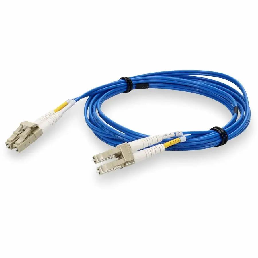 AddOn 2m LC (Male) to LC (Male) Blue OM4 Duplex Riser Fiber Optic Patch Cable by ADDON CUSTOM