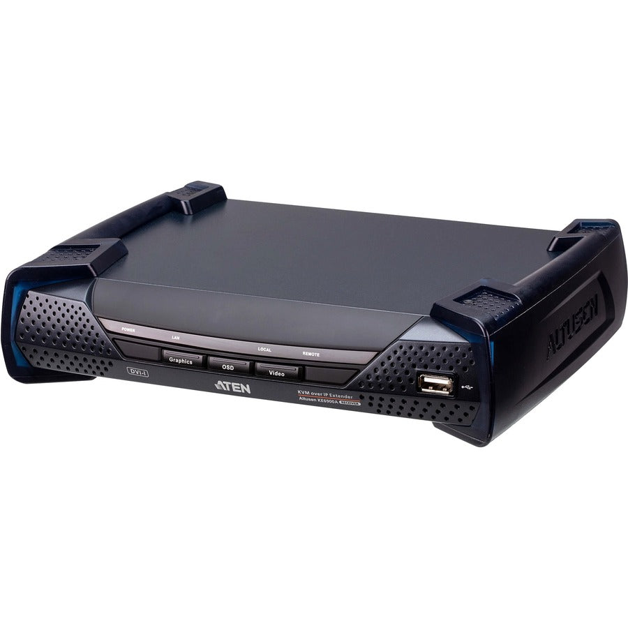 ATEN KE6900AR DVI-I Single Display KVM over IP Receiver for Secure Remote Access