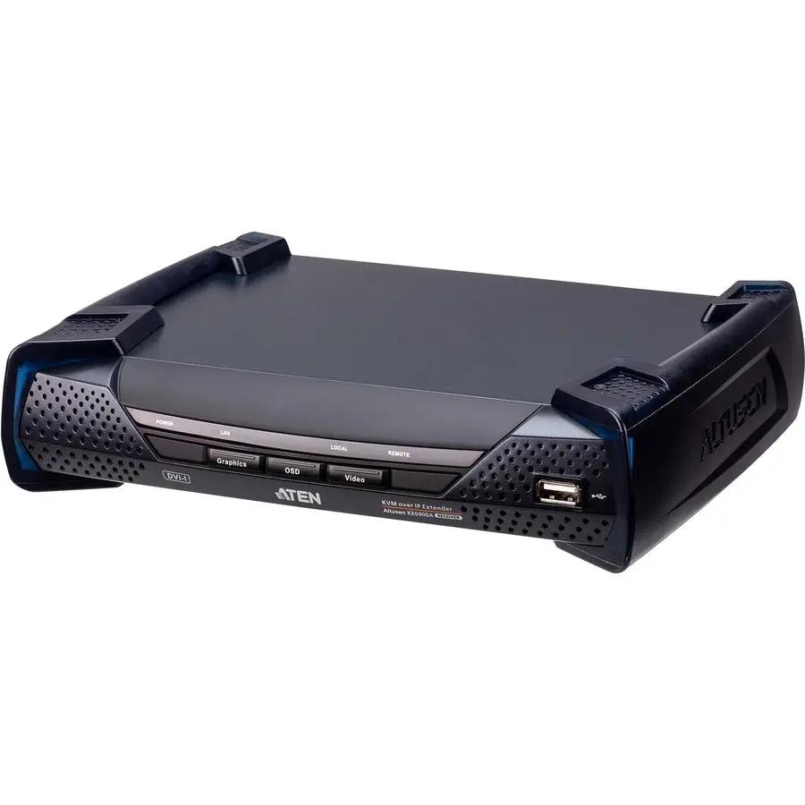ATEN KE6900AR DVI-I Single Display KVM over IP Receiver for Secure Remote Access by ATEN TECHNOLOGY - ETAIL
