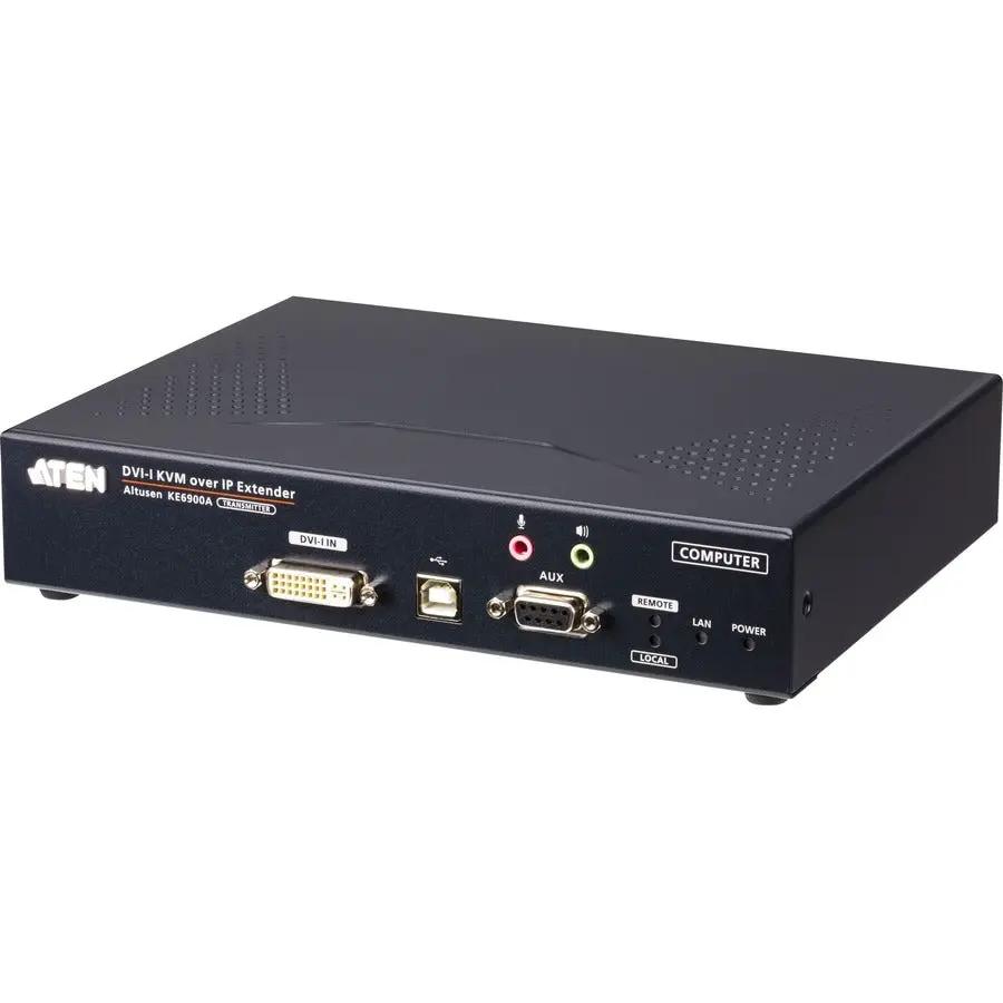 ATEN Technology KE6900AT DVI-I Single Display KVM over IP Extender Transmitter by ATEN TECHNOLOGY - ETAIL