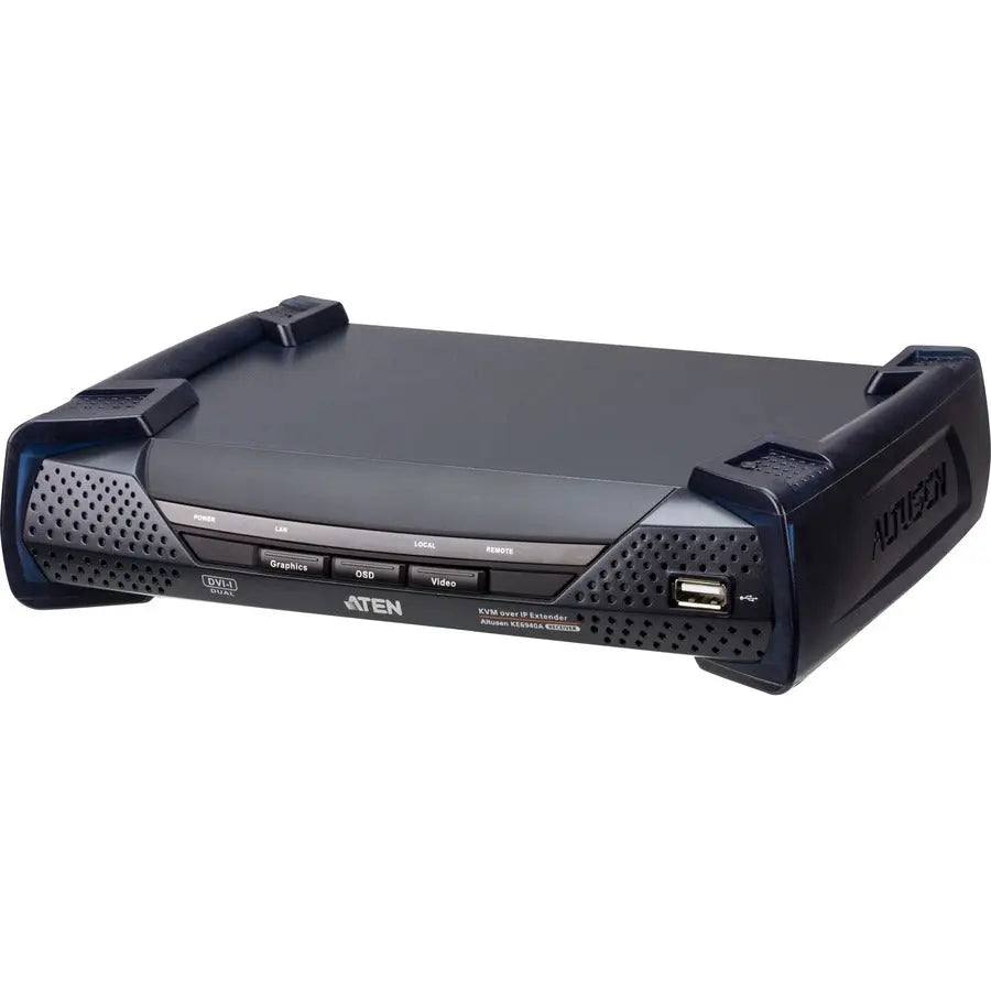 ATEN DVI-I Dual Display KVM over IP Receiver (KE6940AR) for Remote Console Access and Video Wall Management