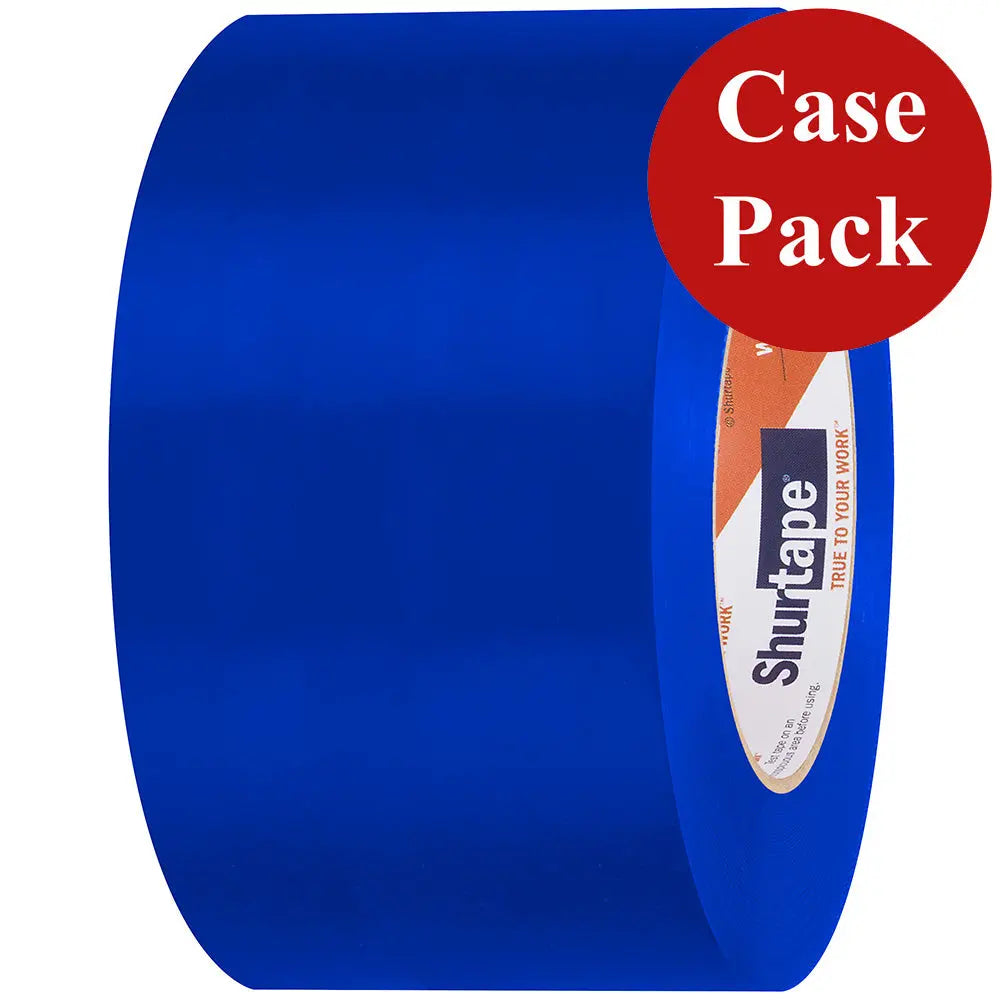 Shurtape UV-Resistant Marine Heat Shrink Tape 72MM x 55M Roll - Straight Edge Blue (Case of 16)