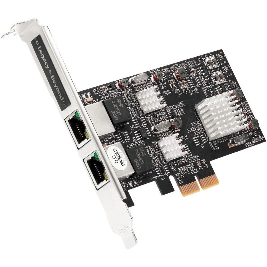 SIIG Dual 2.5G 4-Speed Multi-Gigabit Ethernet PCIe Card LB-GE0711-S1 for Servers and Desktop Computers