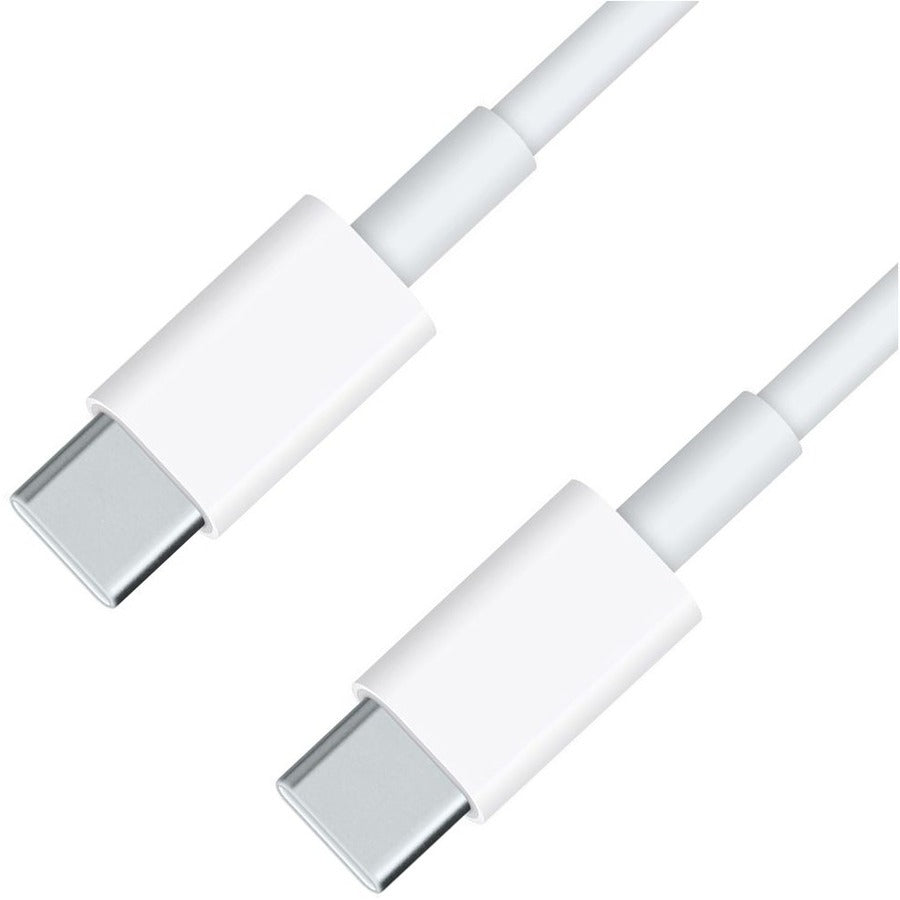 4XEM 3 ft USB-C to USB-C Cable, USB 3.1 Gen 2 10Gbps, 100W Power Delivery, White - 4XUSBCC31G23W