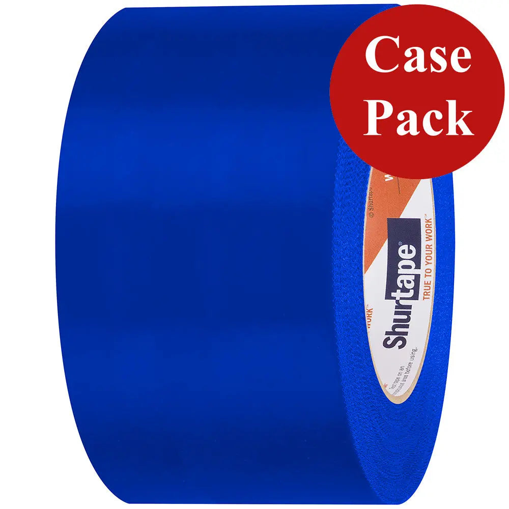 Shurtape UV-Resistant Marine Heat Shrink Tape 72MM x 55M Roll - Serrated Edge Blue, Case of 16 Rolls