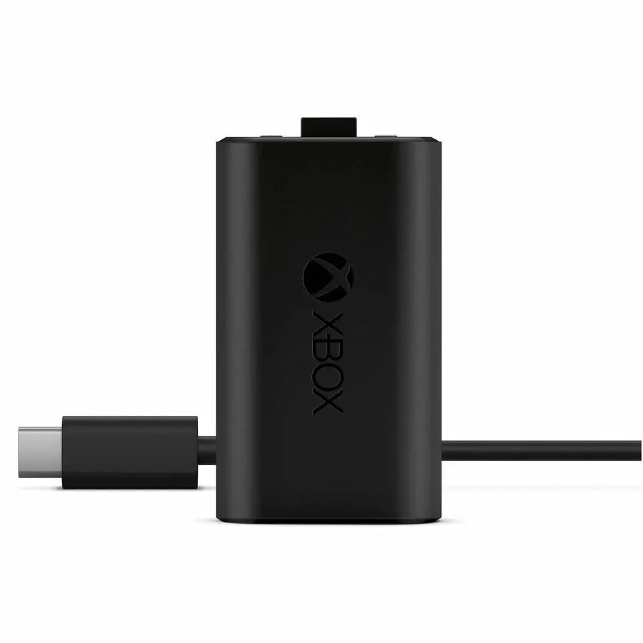 Microsoft Gaming Accessory Kit with Rechargeable Battery and USB-C Cable for Xbox Wireless Controllers