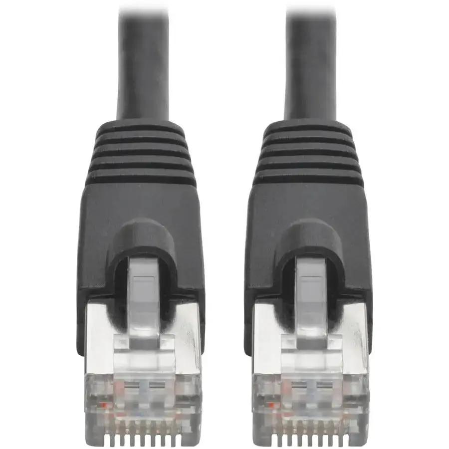 Eaton Corporation Tripp Lite Cat6a STP Patch Network Cable (Part N262-006-BK), 6 ft. High-Speed 10G Ethernet Connection with PoE Support Cat6a shielded Ethernet cable by Eaton Corporation