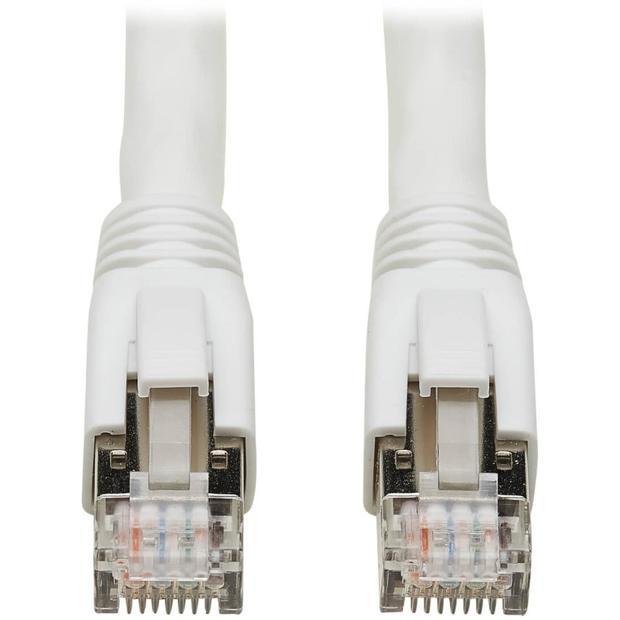 Eaton Tripp Lite Series N272-060-WH 60ft Cat8 S/FTP Patch Cable with Snagless RJ45 Connectors and PoE Support