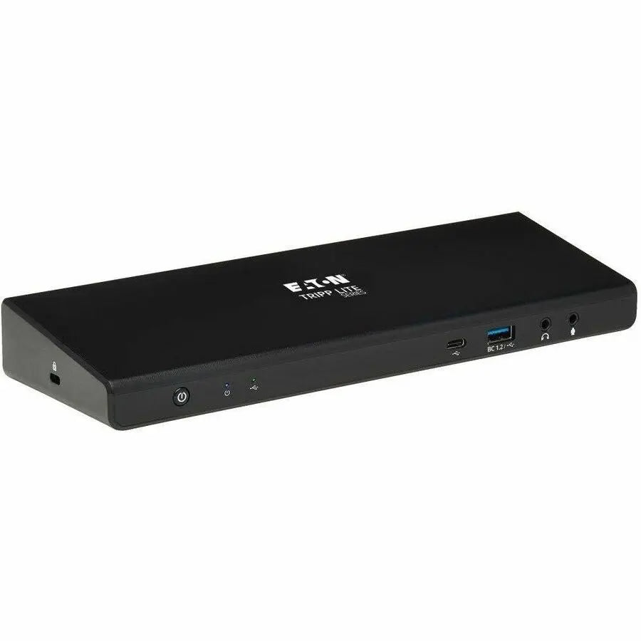 Eaton Tripp Lite Series U442-DOCK21-B USB-C Docking Station with Dual 4K/5K Display, Gigabit Ethernet, USB 3.0 Hub, and 85W Power Delivery