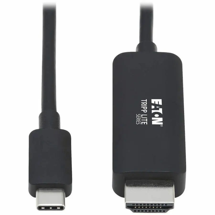 Eaton Tripp Lite Series USB-C to HDMI Adapter Cable (U444-006-HBE), 6 ft., 4K 4:4:4, Thunderbolt 3 Compatible, Black