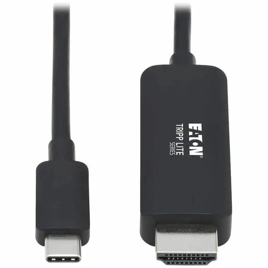 Eaton Tripp Lite Series USB-C to HDMI Adapter Cable (U444-006-HBE), 6 ft., 4K 4:4:4, Thunderbolt 3 Compatible, Black by Eaton Corporation