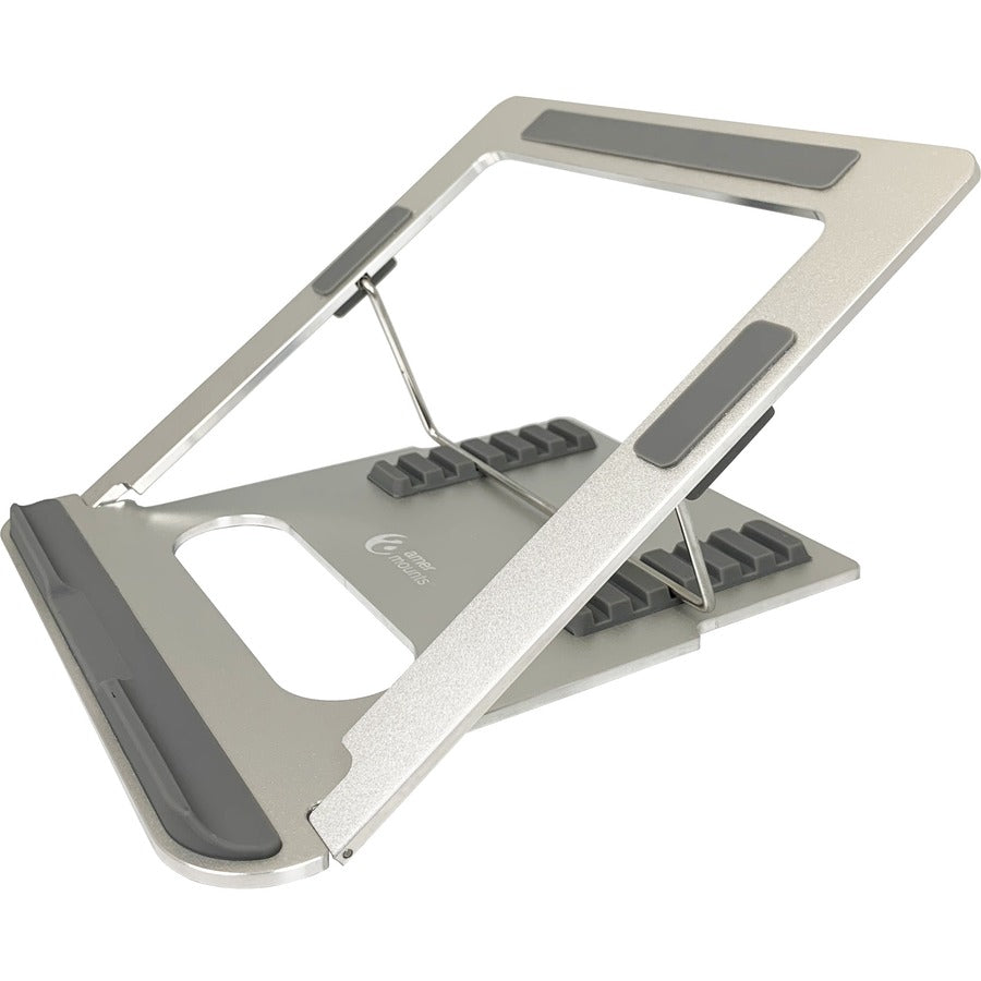 Amer Mounts AMRNS01 Foldable Laptop and Tablet Stand for Ergonomic Comfort and Heat Dissipation