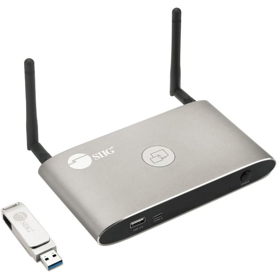 SIIG Inc 4K Dual View Wireless Media Presentation Switch Gateway for Meetings & Boardrooms