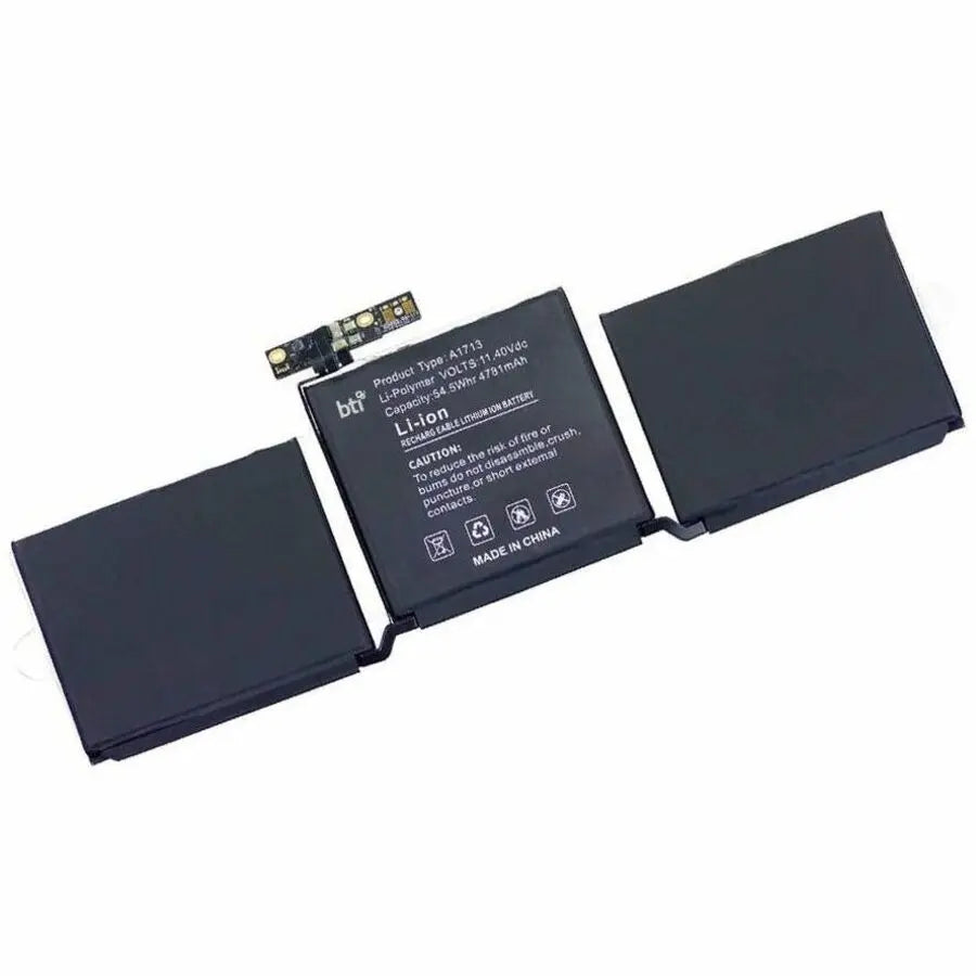 BTI A1713-BTI 11.4V 54.5Wh Lithium-ion Notebook Battery for MacBook Pro 13 (2016-2017) Models