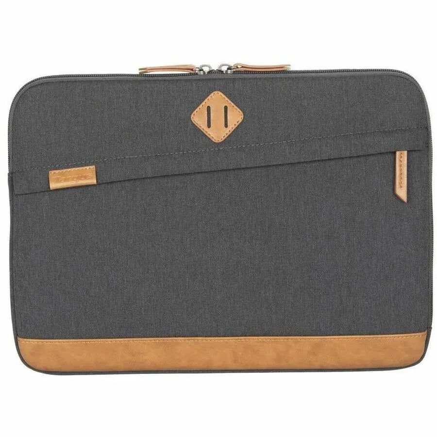 Targus Strata III TBS93004GL 14-Inch Laptop Sleeve with Leatherette Accents and Padded Interior