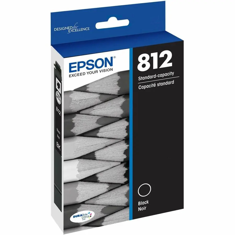 Epson DURABrite Ultra T812 Black Ink Cartridge for Wide-Format and High-Resolution Printing