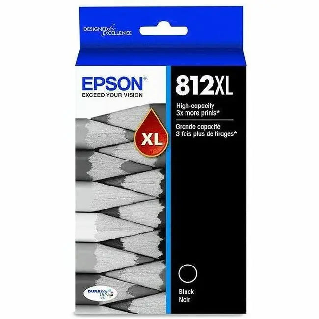 Epson T812XL120-S High Capacity Black Ink Cartridge for WorkForce Pro Printers