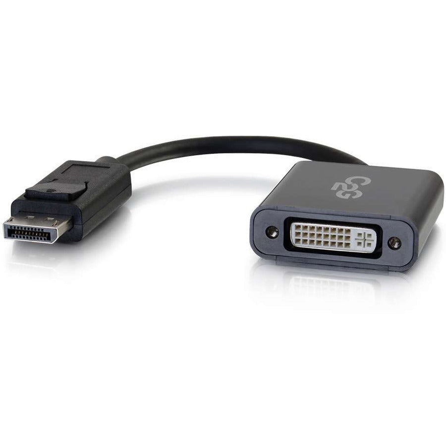 C2G DisplayPort to DVI-D Active Converter - Legrand Group Part 54317, Black